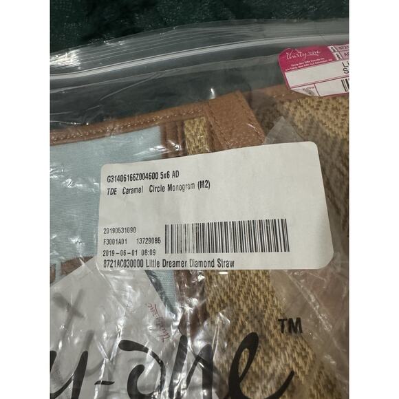 NWT Thirty One Little Dreamer Diamond Straw Bag - Picture 2 of 3